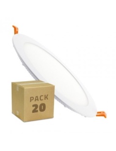 Pack 20 x Dalle LED Encastrable 18W / 22,5 CM