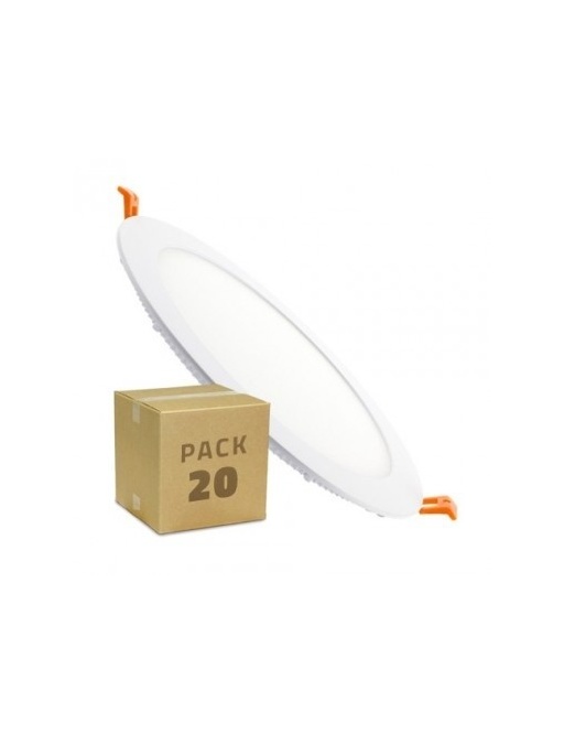 Pack 20 x Dalle LED Encastrable 18W / 22,5 CM