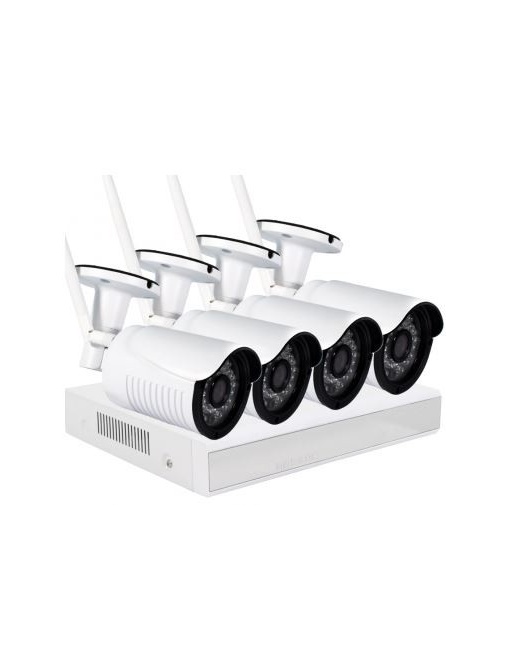 Kit de 4 caméra IP & enregistreur WIFI NVR