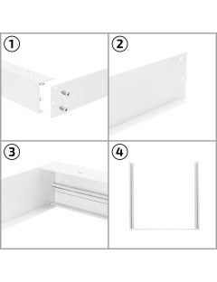 Pack 12 x Dalles LED OASIS 60x60 Personnalisable