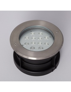 Spot LED Extérieur 12W Inox Encastrable au Sol