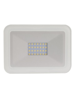 Projecteur LED Slim Crystal 120lm/W IP65 20W Blanc