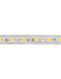 Bobine LED Dimmable 220V AC 60LED/m IP65 Blanc Neutre Largeur 14mm 50m Coupe tous les 100cm