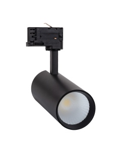 Spot LED New Bertha 30W Noir CCT LIFUD pour Rail Triphasé (3 Allumages)