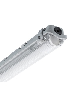 Réglette Étanche IP65 Slim pour Tube LED 120cm Connexion Latérale