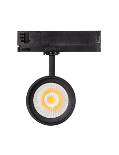 Spot LED New d'Angelo 40W Noir CCT CRI90  pour Rail Triphasé (3 Allumages)