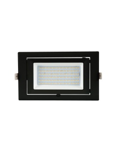 Spot Downlight LED Rectangulaire Orientable 38W Noir 130 lm/W LIFUD