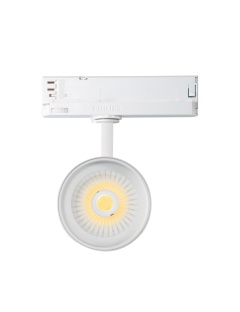 Spot LED New d'Angelo 40W Blanc CRI90  pour Rail Triphasé (3 Allumages)