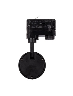 Spot LED New Mallet Dimmable 30W Noir No Flicker (UGR 15) pour Rail Triphasé (3 Allumages)