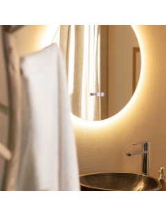 Miroir Salle de Bain avec Éclairage LED et Anti-buée Big Volpe Ø60cm