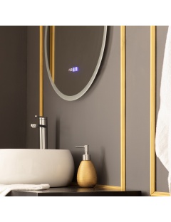 Miroir Salle de Bain avec Éclairage LED Anti-buée Palolem Ø60cm