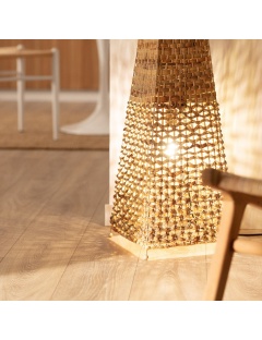 Lampadaire Fibres Naturelles Bijie