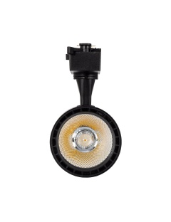 Spot LED Bron 20W Noir pour Rail Monophasé