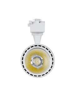 Spot LED Bron 30W Blanc pour Rail Monophasé