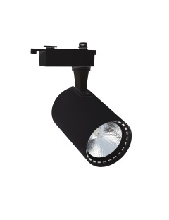 Spot LED Bron 30W Noir pour Rail Monophasé