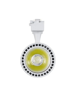 Spot LED Bron 40W Blanc pour Rail Monophasé