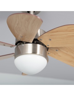 Ventilateur de Plafond LED Orion Bois 81cm Moteur DC