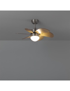 Ventilateur de Plafond LED Orion Bois 81cm Moteur DC