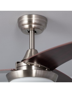 Ventilateur de Plafond LED Neil Bois 107cm Moteur DC