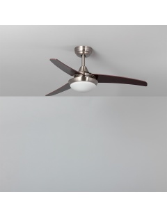 Ventilateur de Plafond LED Neil Bois 107cm Moteur DC