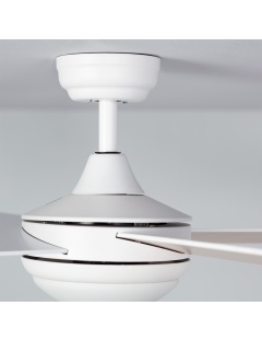 Ventilateur de Plafond LED Baffín Blanc 132cm Moteur DC