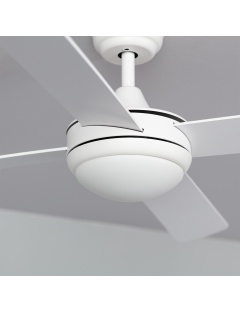 Ventilateur de Plafond LED Baffín Blanc 132cm Moteur DC