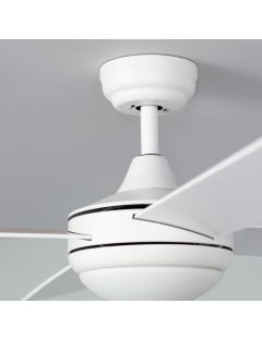 Ventilateur de Plafond LED Baffín Blanc 132cm Moteur DC