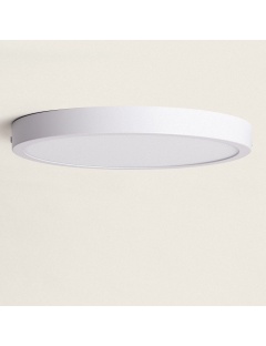 Plafonnier LED Rond 24W Extra-Plat CCT Sélectionnable Ø280 mm