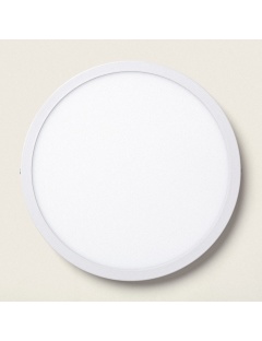 Plafonnier LED Rond 24W Extra-Plat CCT Sélectionnable Ø280 mm