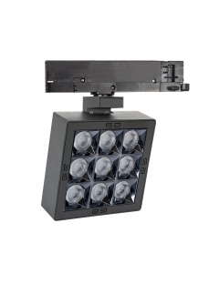 Spot LED Marlin 40W No Flicker pour Rail Triphasé (3 Allumages)