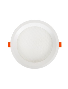 Dalle LED Ronde Slim 16W CCT Sélectionnable Microprismatique (UGR17) LIFUD Coupe Ø 150mm