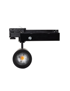 Spot LED Wolf 30W Noir pour Rail Triphasé Dimmable CRI90 No Flicker Multiangle 15-60º