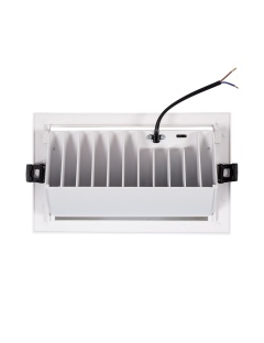 Spot Downlight LED Rectangulaire Orientable 38W 120 lm/W CCT No Flicker