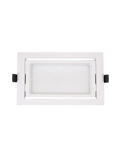 Spot Downlight LED Rectangulaire Orientable 38W 120 lm/W CCT No Flicker