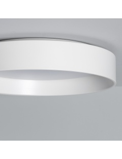 Plafonnier LED Rond Métal 20W CCT Sélectionnable Broadway Ø450 mm