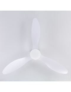 Ventilateur de Plafond LED Extérieur Weimar Blanc 132cm Moteur DC