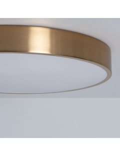 Plafonnier LED Rond Métal 18W CCT Sélectionnable Haydn Ø300 mm