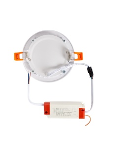 Dalle LED Ronde 6W SwitchCCT Sélectionnable Coupe Ø 110mm Dimmable Compatible avec Télécommande RF V.2