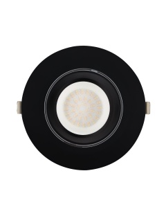 Spot Downlight LED Orientable Rond 38W 120lm/W CCT Noir LIFUD No Flicker