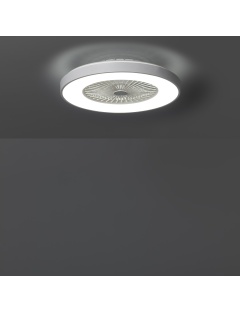 Ventilateur de Plafond LED Dhalia Blanc 58cm Moteur DC