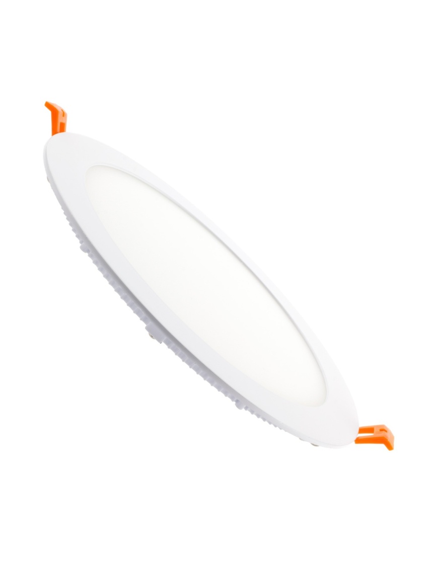 Dalle LED Ronde Extra-Plate 18W Coupe Ø 205 mm