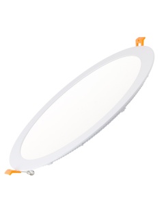 Dalle LED Ronde Extra-Plate 24W Coupe Ø 280mm