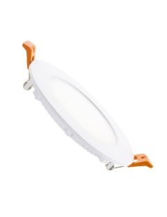 Dalle LED Ronde Extra-Plate 6W Coupe Ø 110 mm