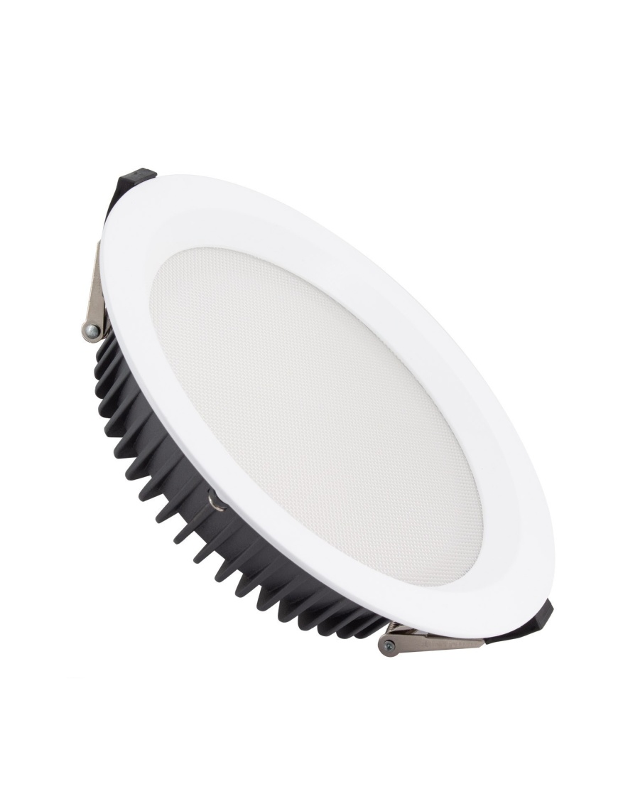 Downlight LED  New Aero Slim 60W 130lm/W Microprismatique (UGR17) LIFUD Coupe Ø 200mm