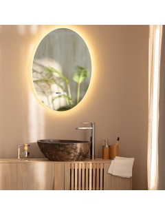 Miroir Salle de Bain avec Éclairage LED Anti-buée Catedrais 70x50cm