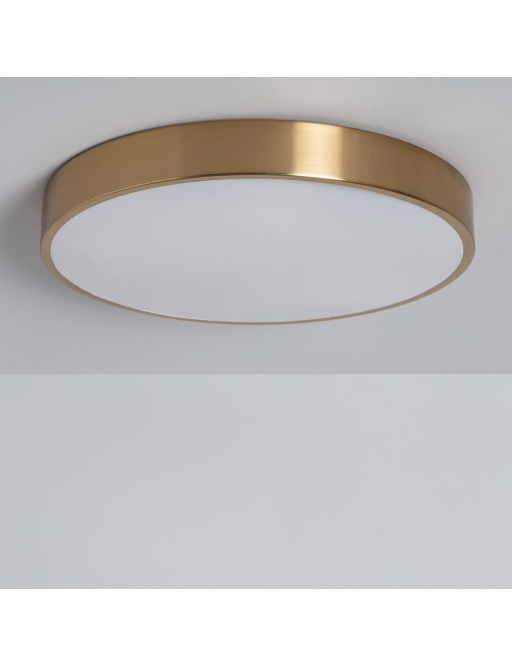 Plafonnier LED Rond Métal 18W CCT Sélectionnable Haydn Ø300 mm