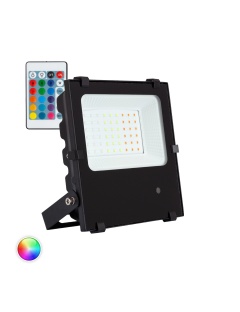 Projecteur LED RGB 30W 135lm/W HE PRO Dimmable