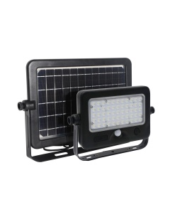 Projecteur LED Solaire 10W IP65 avec Détecteur de Présence PIR et Crépusculaire Panneau Séparé