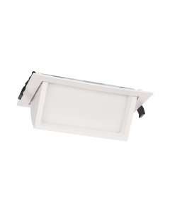 Spot Downlight LED Orientable Rectangulaire 46W 120 lm/W  Blanc No Flicker