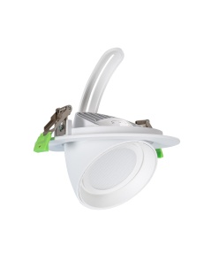 Spot Downlight LED Orientable Rond 24W  120lm/W Blanc LIFUD No Flicker